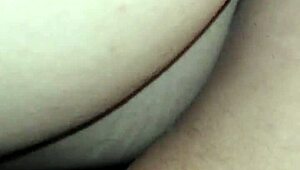 the tip enters her ass for anal fucking
