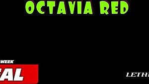 busty blonde yoga stretching session