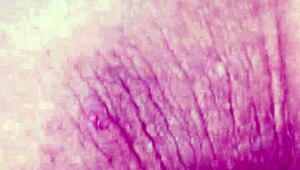 the tip enters her ass for anal fucking