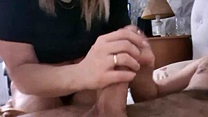 My step sister caught me in the morning!