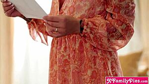 Holy Crap! Stepmom and Teen Stepdaughter Share Neighbor's Huge Cock!