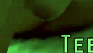 Stunning Teen Overwhelmed Sucking a Massive Hard Cock