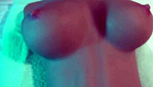 intensely fucking a realistic sex doll through underwear, feeling her huge curvy ass and cumming hard.