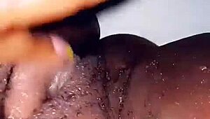 the kind of pussy with big clit and squirting during licking