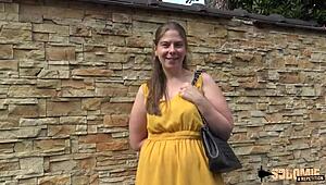 alice demands a tough guy for her chubby ass pleasure