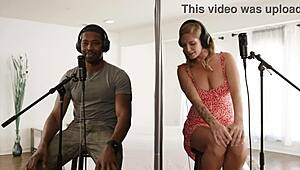 tall beauty annie king air rides isiah maxwell’s hard cock in a steamy sideways session