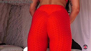 Asian Yoga Babe Massages with Dripping Creampie Inside Pussy