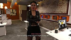 Let's explore suggestive sex adventures with an office slut involving blowjobs and cumshots