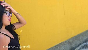 Stranger on Street Asks Question, Ends Up at My House with Chubby Tattooed Student in Miniskirt