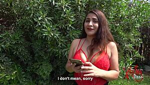 so this unknown latina chica got banged while totally lost in the streets