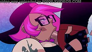 Princess Ethel Blows Job at Gym with Big Tits