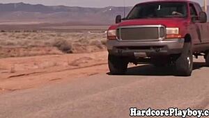 Outdoor Babe Fucking Cock In The Sun While Licking And Sucking Deep