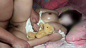 Hey, you ever tried massaging a tight shaved pussy like this at home... or what??