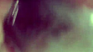 Babe gets underwater creampie and dildo in pussy.