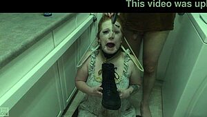 i eat cum from my boot as a submissive slut