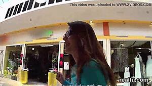 stunning czech chick seduced in hypermarket and banged in pov