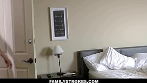 Russian Stepmom Crystal Rush Handles Stepson's Massive Cock