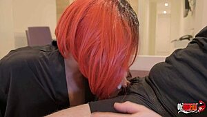 i saw him pull out his penis with stepmom and she swallowed