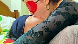 Deep Wet French Kiss from My Stunning Hermanastra Feels Incredible