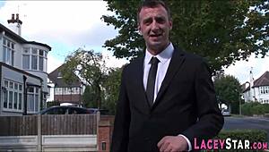 Dominated British Granny Takes Hardcore Deepthroat and Titty Fuck in Chubby Blowjob Session