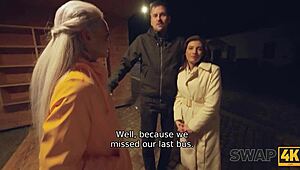 Ever seen a huge cock bang two Colombian girls in a wild wife swap?