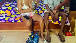 Me and Step Sis Seduce Hotel Worker for Wild Fuck