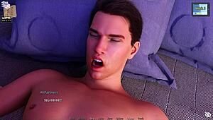 sunshine love 157 featuring big tits in anime game