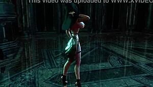 Busty naughty nun dances in revealing outfit in cathedral.