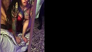 Descriptive Asian Slut in Lingerie Screams from Monster Cock Thrusts