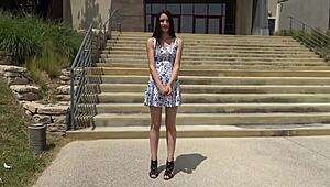 Candie, Young Nympho, Craves Two Hard Cocks Deep Inside Her Tight Body