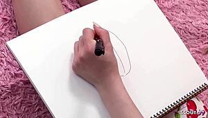 日本女孩被骗狂野互相手淫，射精紧阴道