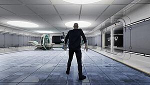 Alien Monster Making Contact with Hairless Pussy and Blowjob