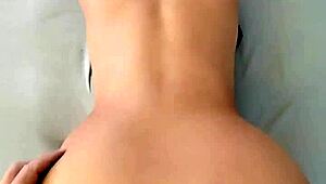 Morning passion in a tent with a curvy cutie