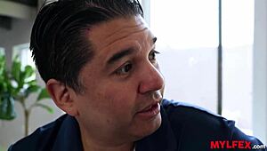 Mylfex - Father Shares New Wife with Stepson in Taboo Deepthroat Roleplay