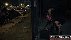 Bound teen sucks cock outdoors, proving guys pass at glasses-wearing femmes.