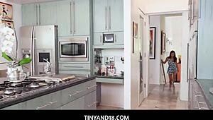 tiny asian mina luxx sucks thick cock after hide and seek! 😘