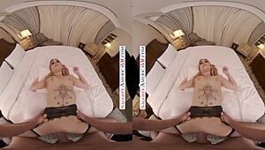 Naughty America Petite Blonde Anna Claire Clouds Fucks In Vr