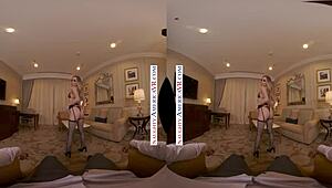 Naughty America Petite Blonde Anna Claire Clouds Fucks In Vr