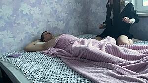 Stepdaughter Slipped into Stepfather’s Bed for Forbidden Sex