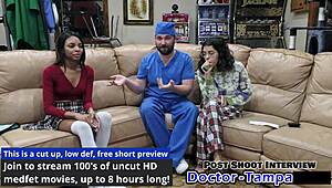 Dr. Tampa Tests Solana as Human Guinea Pig Backstage