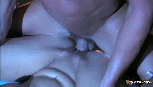 Horny short hair blonde sucks her boyfriends cock and rides his cock on the sofa 😈