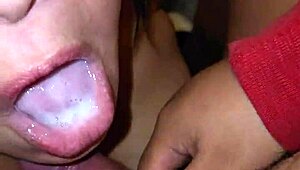 friend's mom catches me with her thong, things escalate