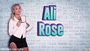 Office Slut Ali Rose Craves Hard Dick in Wild Brazzers Action. See Her Ride and Take Facials!