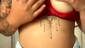 v�deo personalizado de exibi��o com sainha