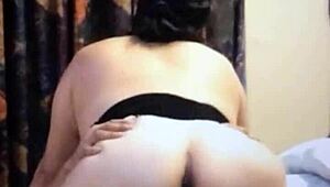 Intense double penetration makes my Mexican wife moan loudly.