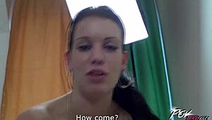 Real beauty Angie Emerald masters pov suck and fuck