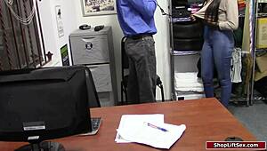 black babe fucked for stealing phones!