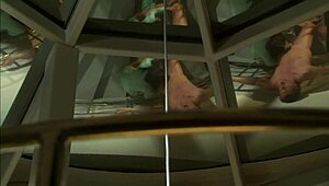 Brunette Slut Mom Riding Cock in Heels Hard