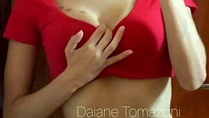 Young wife's big natural tits in dirty fetish play!