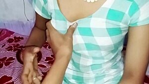 Cute Indian Desi Bhabhi Rides Hardcore Front Of Sister